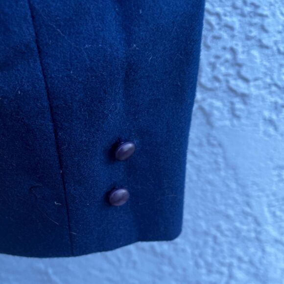 1980s Pendleton Blazer Jacket Womens 6 Small Blue Preppy Classiccore - Picture 4 of 8